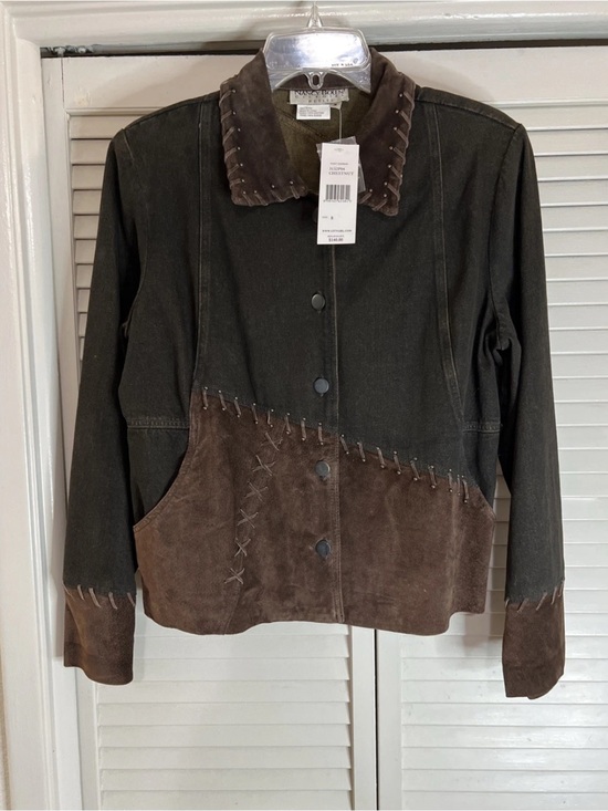 City Girl Jackets & Blazers - New Nancy Bolan City Girl Suede Jean Western Jacket Petite